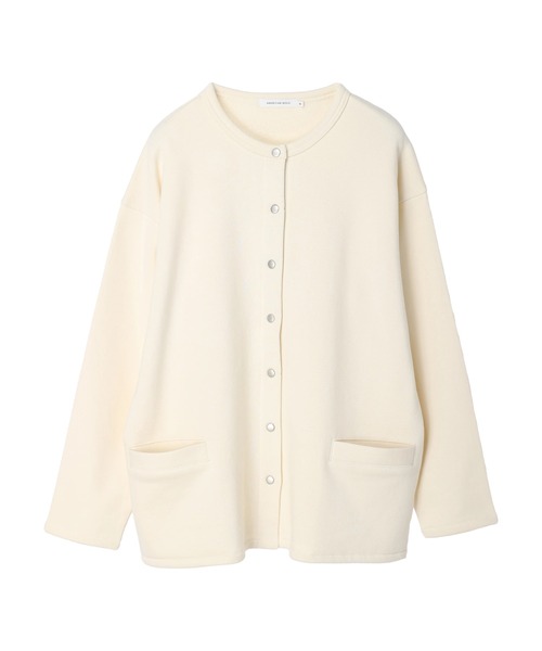 AMERICAN HOLIC(アメリカンホリック)の「ドットボタン裏毛カーディガン(カーディガン/ボレロ・レディース・グリーン/ブルー/アイボリー/ブラック/オレンジ・L/M)」の11枚目の写真