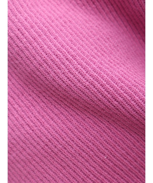 earth music&ecology（アースミュージックアンドエコロジー）の「スナップ釦リブカーディガン（カーディガン/ボレロ・レディース・ベージュ/ブラック/ピンク/サックスブルー・FREE）」の19枚目の写真