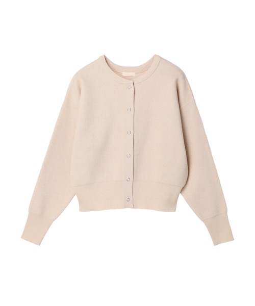 earth music&ecology（アースミュージックアンドエコロジー）の「スナップ釦リブカーディガン（カーディガン/ボレロ・レディース・ベージュ/ブラック/ピンク/サックスブルー・FREE）」の22枚目の写真