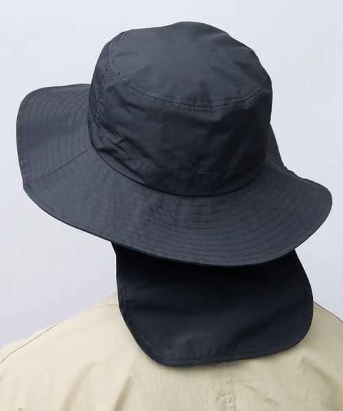 Basiquenti（ベーシックエンティ）の「撥水加工 ナイロン サンシェード付き アドベンチャーハット（ハット・メンズ・ベージュ/ブラック/グレー/カーキ・FREE）」の21枚目の写真