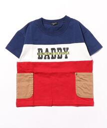 Daddy Oh Daddy | ３段切替ポケット付き半袖Ｔシャツ(Tシャツ/カットソー)