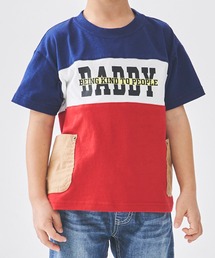 Daddy Oh Daddy | ３段切替ポケット付き半袖Ｔシャツ(Tシャツ/カットソー)