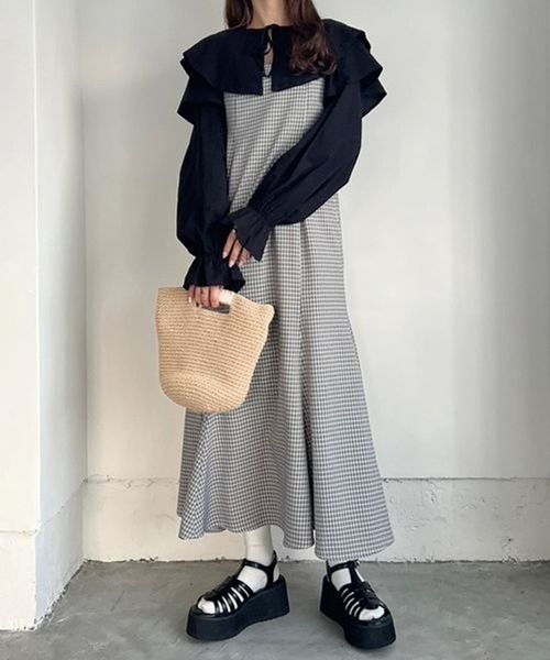 Heather(ヘザー)の「バルキーソールグルカサンダル 182405(サンダル・レディース・ブラック/オフホワイト・M/L)」の20枚目の写真