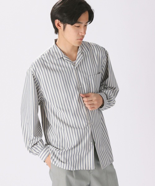 niko and...(ニコアンド)の「TEXCOTT AIR オープンカラーシャツ(シャツ/ブラウス・メンズ・サックスブルー/オフホワイト/その他1/その他2・MEDIUM/LARGE)」の11枚目の写真