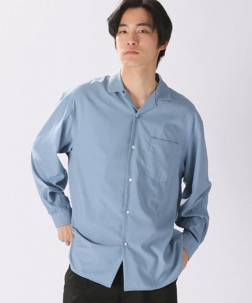 niko and...(ニコアンド)の「TEXCOTT AIR オープンカラーシャツ(シャツ/ブラウス・メンズ・サックスブルー/オフホワイト/その他1/その他2・MEDIUM/LARGE)」の13枚目の写真