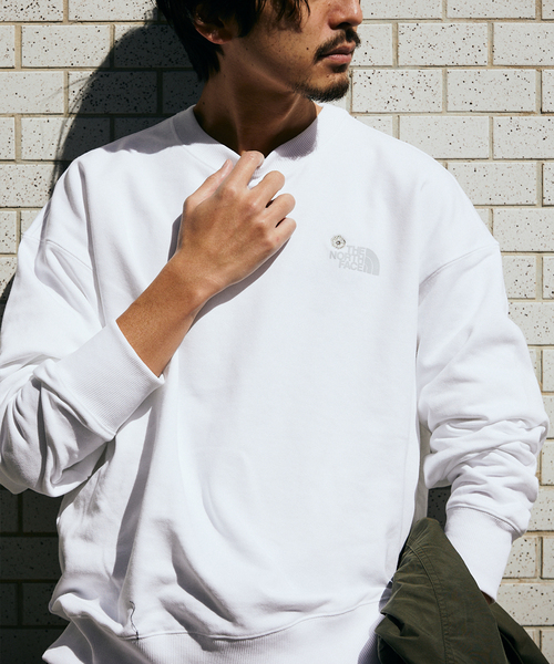 THE NORTH FACE ザ・ノース・フェイス フラワーロゴクルースウェット WEB限定【THE NORTH FACE / ノースフェイス】フラワーロゴクルー