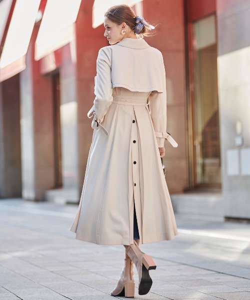 AND COUTURE（アンドクチュール）の「配色ステッチトレンチコート
