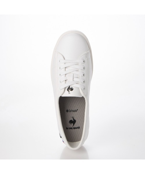 le coq sportif(ルコックスポルティフ)の「ミディアムコートスタイルスニーカー(LCS フルシュ)(スニーカー・レディース・ホワイト/ブラック/ライトベージュ・22.5cm/24cm/23cm/24.5cm/23.5cm/25cm)」の9枚目の写真