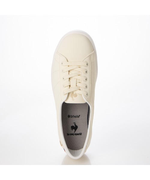 le coq sportif(ルコックスポルティフ)の「ミディアムコートスタイルスニーカー(LCS フルシュ)(スニーカー・レディース・ホワイト/ブラック/ライトベージュ・22.5cm/24cm/23cm/24.5cm/23.5cm/25cm)」の15枚目の写真