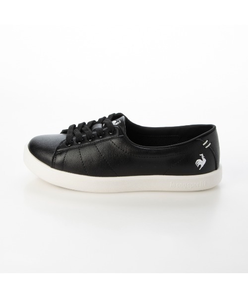 le coq sportif(ルコックスポルティフ)の「ミディアムコートスタイルスニーカー(LCS フルシュ)(スニーカー・レディース・ホワイト/ブラック/ライトベージュ・22.5cm/24cm/23cm/24.5cm/23.5cm/25cm)」の19枚目の写真