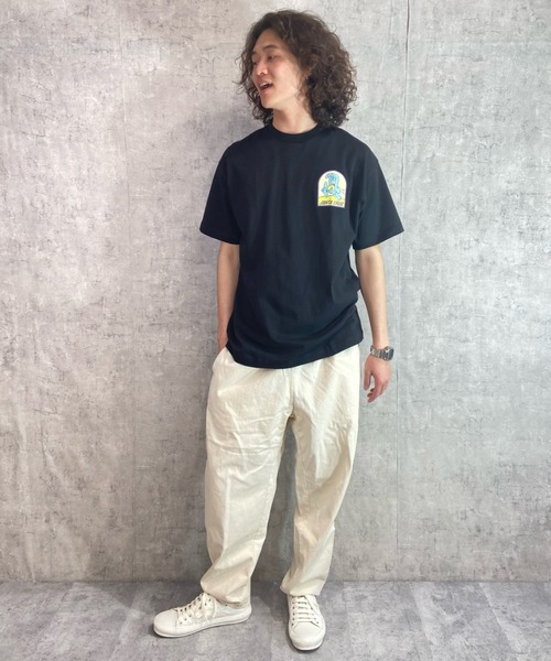 SANTA CRUZ(サンタクルーズ)の「【ムラサキスポーツ別注】SANTACRUZ/サンタクルーズ オーバーサイズ バックプリントTシャツ/クルーネックTee BEACH BUM HAND S/S TEE 502231411(Tシャツ/カットソー・メンズ・ブラック/ホワイト・XL/L/M)」の11枚目の写真