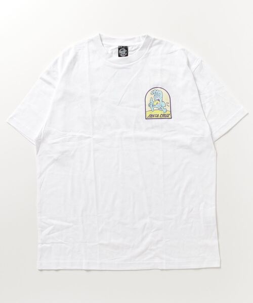 SANTA CRUZ(サンタクルーズ)の「【ムラサキスポーツ別注】SANTACRUZ/サンタクルーズ オーバーサイズ バックプリントTシャツ/クルーネックTee BEACH BUM HAND S/S TEE 502231411(Tシャツ/カットソー・メンズ・ブラック/ホワイト・XL/L/M)」の13枚目の写真