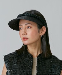 arth | arth Frill Ribbon Sun visor(サンバイザー)