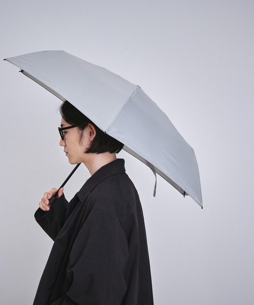 ADAM ET ROPE'（アダムエロペ）の「【サステナブル・晴雨兼用・男女兼用・U-DAY for ADAM ET ROPE'】[ADMERP] UMBRELLA53 with tote / 折りたたみ傘（折りたたみ傘・レディース・キナリ/カーキ/グレー・FREE）」の6枚目の写真