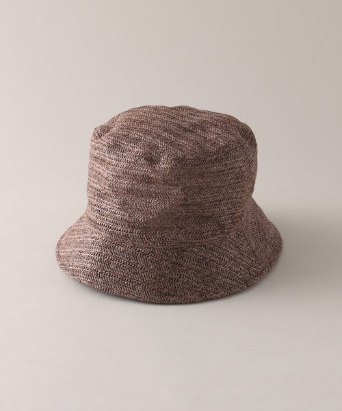SUBLIME(サブライム)の「【SUBLiME/サブライム】MESH BRADE BUCKET HAT(ハット・メンズ・アイボリー/ブラウン・FREE)」の13枚目の写真