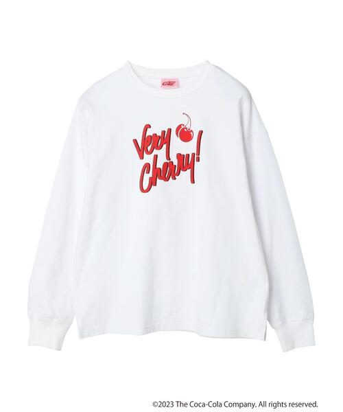 Coca Cola（コカコーラ）の「別注 Cherry Coke「R」ロンTEE（Tシャツ/カットソー・レディース・オフホワイト・FREE）」の15枚目の写真