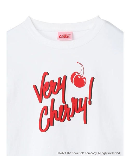 Coca Cola（コカコーラ）の「別注 Cherry Coke「R」ロンTEE（Tシャツ/カットソー・レディース・オフホワイト・FREE）」の8枚目の写真