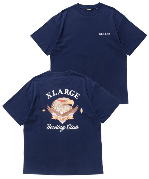 XLARGE(エクストララージ)の「BOWLING CLUB S/S TEE(Tシャツ/カットソー・メンズ・ブラック/ネイビー/ホワイト・L/M/S/XL)」の3枚目の写真