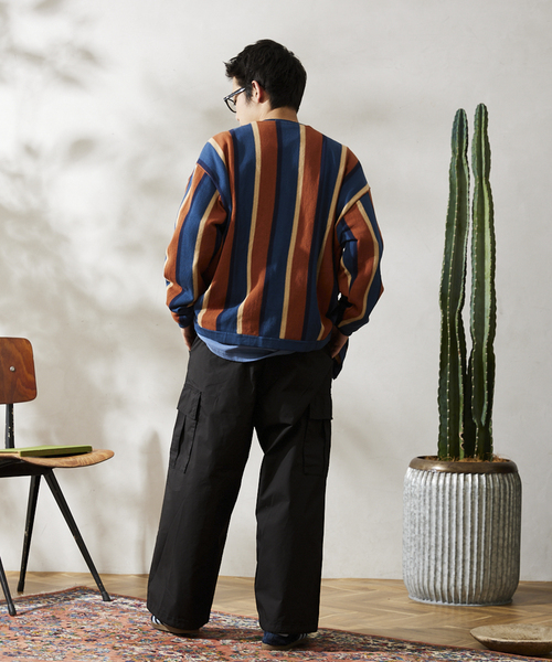 JOURNAL STANDARD relume（ジャーナルスタンダード　レリューム）の「【HOUSE HOLD / ハウスホールド】イージーワイドカーゴパンツ（カーゴパンツ・メンズ・アイボリー/カーキ/ブラック/オリーブ・LARGE/X-LARGE/MEDIUM）」の7枚目の写真