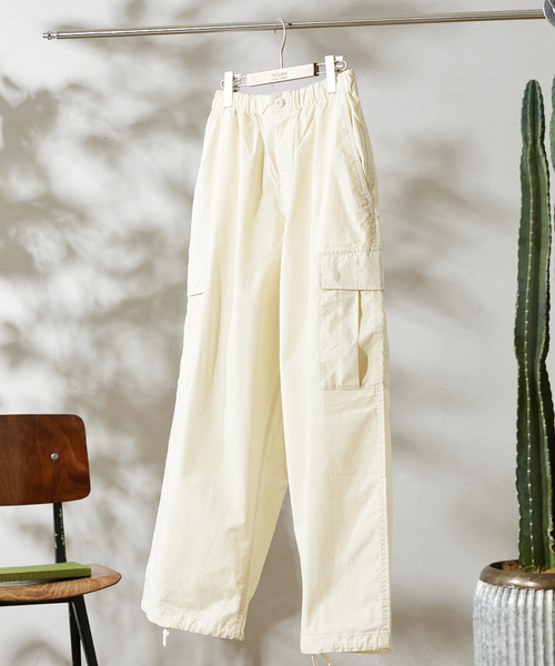 JOURNAL STANDARD relume（ジャーナルスタンダード　レリューム）の「【HOUSE HOLD / ハウスホールド】イージーワイドカーゴパンツ（カーゴパンツ・メンズ・アイボリー/カーキ/ブラック/オリーブ・LARGE/X-LARGE/MEDIUM）」の18枚目の写真