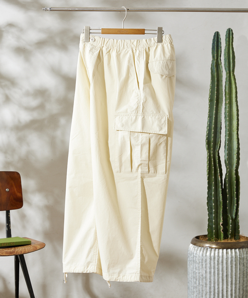JOURNAL STANDARD relume（ジャーナルスタンダード　レリューム）の「【HOUSE HOLD / ハウスホールド】イージーワイドカーゴパンツ（カーゴパンツ・メンズ・アイボリー/カーキ/ブラック/オリーブ・LARGE/X-LARGE/MEDIUM）」の19枚目の写真