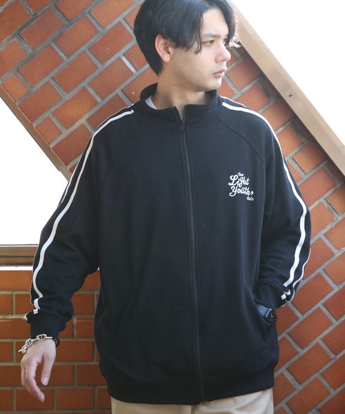 8(eight)(エイト)の「ライントラックジャケット(ジャージ・メンズ・杢グレー/オフホワイト/ロイヤルブルー/ブラック・LARGE/MEDIUM)」の18枚目の写真