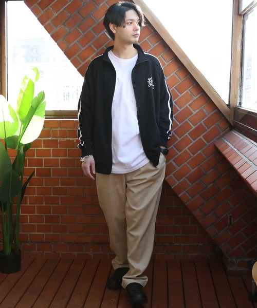 8(eight)(エイト)の「ライントラックジャケット(ジャージ・メンズ・杢グレー/オフホワイト/ロイヤルブルー/ブラック・LARGE/MEDIUM)」の19枚目の写真