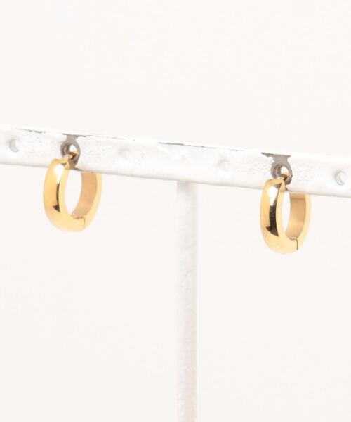 iso(イソ)の「金属アレルギー対応/ワンタッチフープピアス/サージカルステンレス(ピアス(両耳用)・レディース・ゴールド/シルバー・FREE)」の11枚目の写真