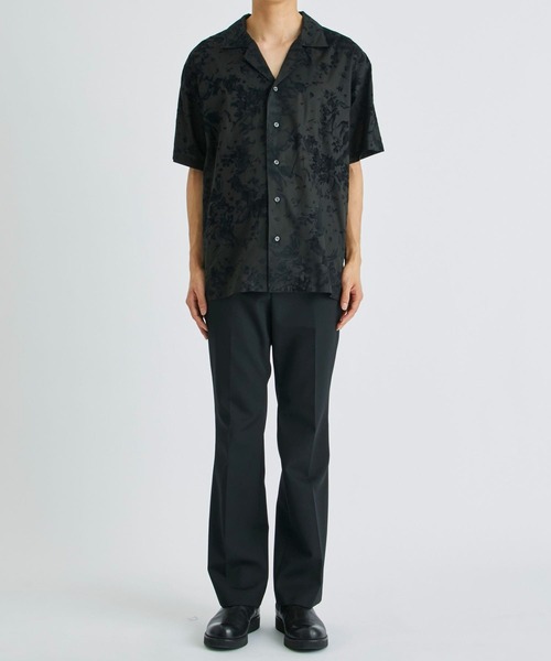 Juha(ユハ)の「【JUHA/ユハ】FLOWER FLOCKEY S/S SHIRT(シャツ/ブラウス・メンズ・ブラウン/ブラック・4/3)」の3枚目の写真