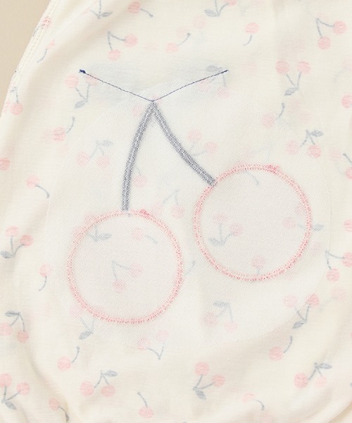 baby cheer（ベイビーチアー）の「さくらんぼ柄ワンピース（ワンピース・キッズ・レッド・80ｃｍ/90cm/110cm/100cm/120cm）」の7枚目の写真