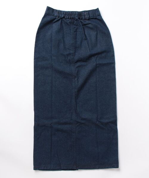 STYLEBLOCK（スタイルブロック）の「デニムタイトロングスカート（デニムスカート・レディース・ライトブルー/ネイビー/ブラック・M）」の4枚目の写真