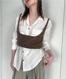 シアーニットビスチェ