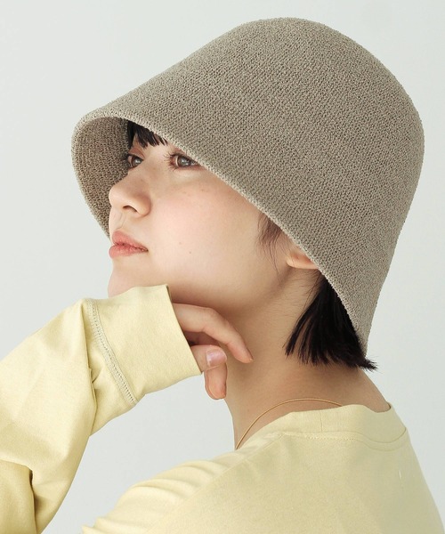 Crisp（クリスプ）の「サーモベルハット（ハット・レディース・アイボリー/グレー/ブラック・FREE）」の3枚目の写真
