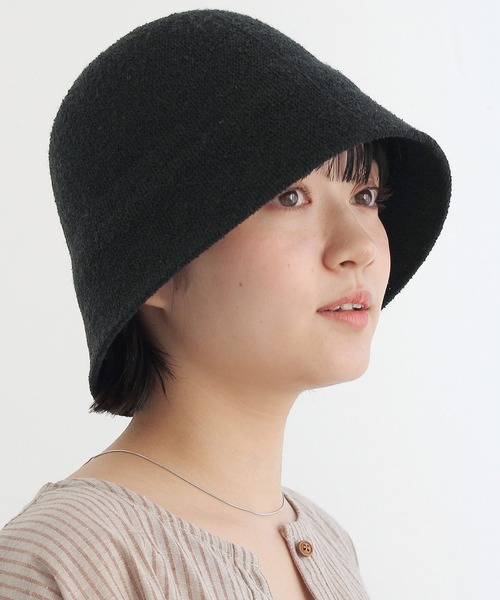 Crisp（クリスプ）の「サーモベルハット（ハット・レディース・アイボリー/グレー/ブラック・FREE）」の2枚目の写真