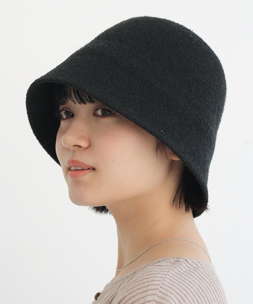 Crisp（クリスプ）の「サーモベルハット（ハット・レディース・アイボリー/グレー/ブラック・FREE）」の8枚目の写真