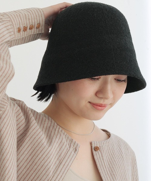 Crisp（クリスプ）の「サーモベルハット（ハット・レディース・アイボリー/グレー/ブラック・FREE）」の10枚目の写真