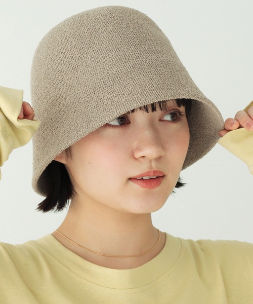 Crisp（クリスプ）の「サーモベルハット（ハット・レディース・アイボリー/グレー/ブラック・FREE）」の6枚目の写真