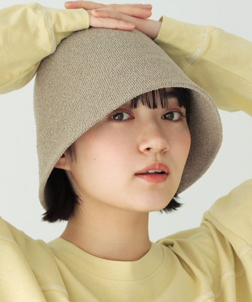 Crisp（クリスプ）の「サーモベルハット（ハット・レディース・アイボリー/グレー/ブラック・FREE）」の7枚目の写真