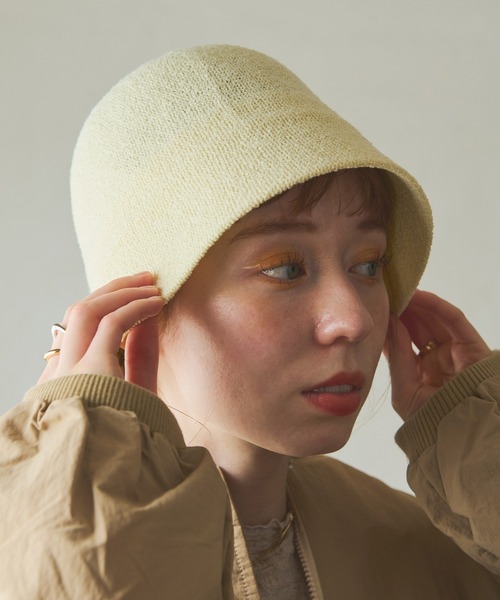 Crisp（クリスプ）の「サーモベルハット（ハット・レディース・アイボリー/グレー/ブラック・FREE）」の12枚目の写真