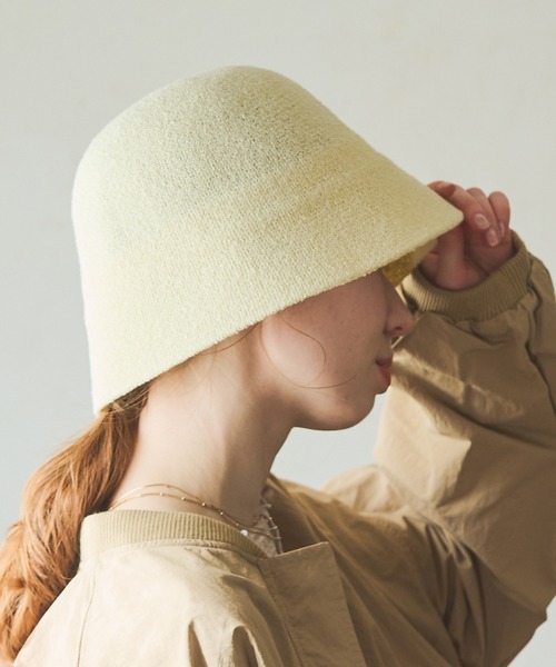 Crisp（クリスプ）の「サーモベルハット（ハット・レディース・アイボリー/グレー/ブラック・FREE）」の14枚目の写真