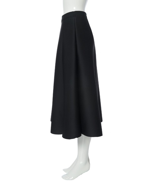 Na.e smooth skirt 黒フレアスカート　ハレの日 nae ナエ Aラインフレアフレンチスカート｜JENNE(ジェンヌ)公式通販：パリ