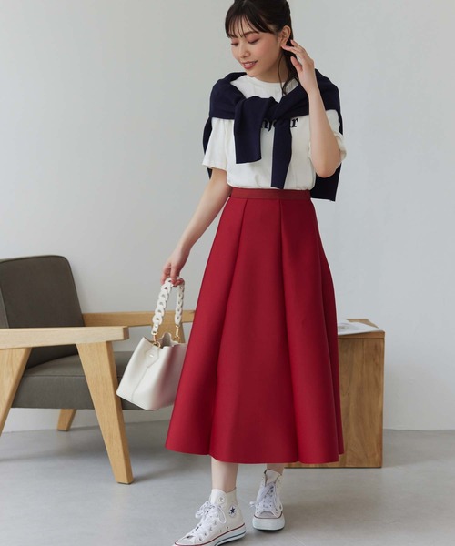新品⭐︎edit＆co. エディットアンドコー⭐︎フレンチリネラッフルスカート Only few left】 French Linen Frilled Hem Gather Skirt – edit