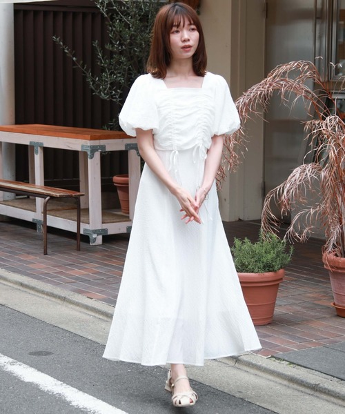 デミルクスビームス シアーチェック2WAYワンピース Demi-Luxe BEAMS（デミルクス ビームス）の「Demi-Luxe BEAMS