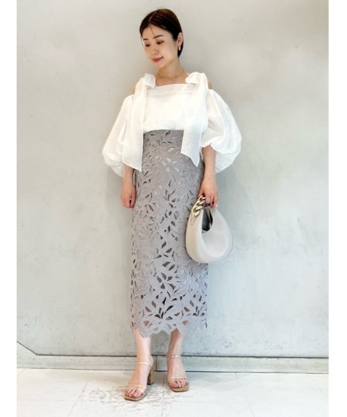 SNIDEL（スナイデル）の「レースタイトスカート（スカート）」 - WEAR