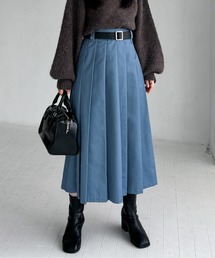 EPIMI E'PIMMY | ツイルミディプリーツスカート(スカート)