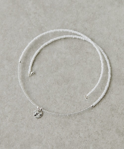 PAPILLONNER（パピヨネ）の「ビーズチョーカー（チョーカー・レディース・クリア/ブルー・FREE）」の11枚目の写真