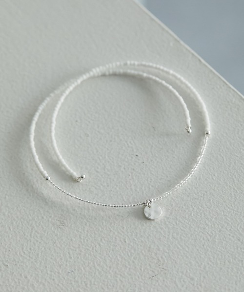 PAPILLONNER（パピヨネ）の「ビーズチョーカー（チョーカー・レディース・クリア/ブルー・FREE）」の10枚目の写真