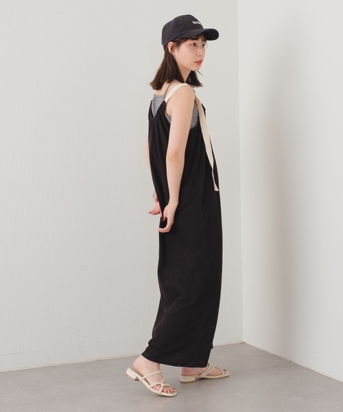 Kastane（カスタネ）の「カップ付ギンガムチェックキャミ（キャミソール・レディース・オレンジ/ブラック/ブルー・FREE）」の18枚目の写真