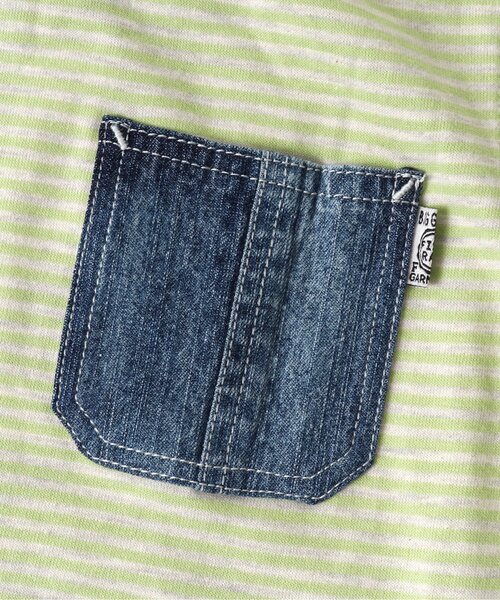 F.O.KIDS（エフオーキッズ）の「サイドスリットボーダーノースリーブ（タンクトップ・キッズ・ネイビー/オレンジ/グリーン/ブラック・80/90/95/100/110/120/130/140/150）」の11枚目の写真