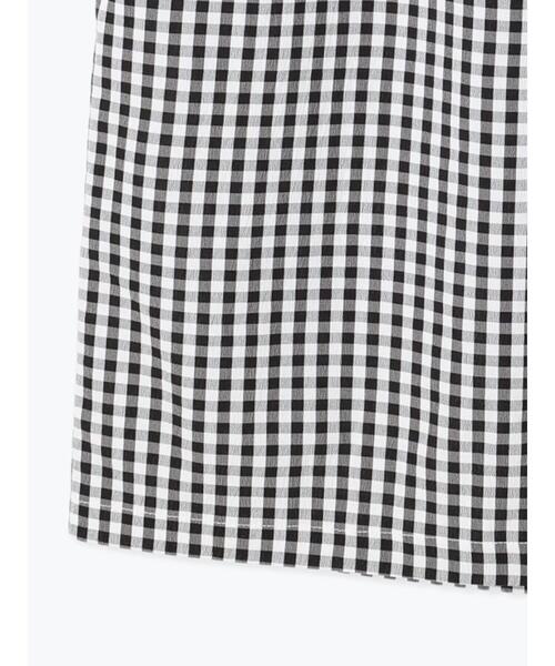 ehka sopo（エヘカソポ）の「ギンガムチェックナロースカート（スカート・レディース・キャメル/グリーン/ブラック・ﾌﾘ-）」の7枚目の写真